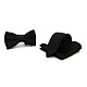 Набор Gofin 3 в 1 черный галстук, бабочка, платок ABT-18005