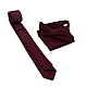 Набор Gofin 3 в 1 бордовый галстук, бабочка, платок ABT-18006