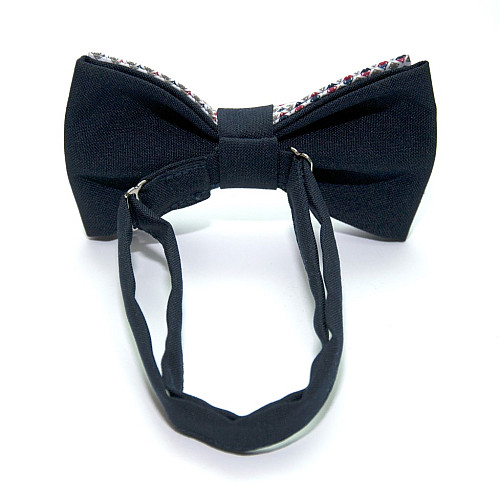 Галстук-бабочка Gofin двошаровая разноцветная в клетку AB-7246