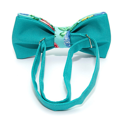 Галстук-бабочка Gofin разноцветная c цветами AB-7248