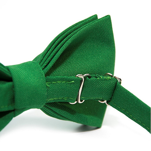 Галстук-бабочка Gofin зеленая матовая двухслойная AB-7267