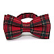 Галстук-бабочка Gofin красный шотландская клетка двухслойная AB-7268