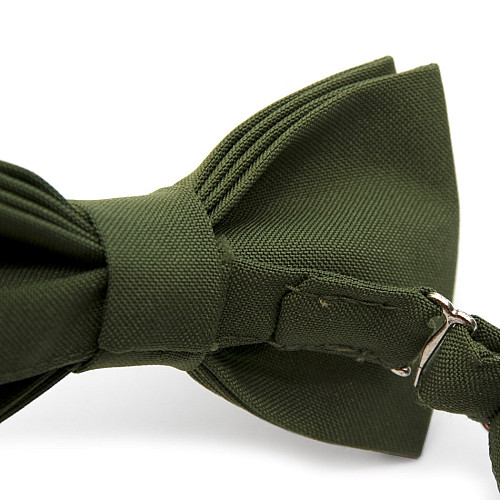 Краватка-метелик Gofin хакі двошаровий матовий AB-7269