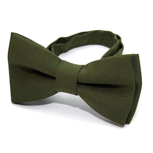 Краватка-метелик Gofin хакі двошаровий матовий AB-7269