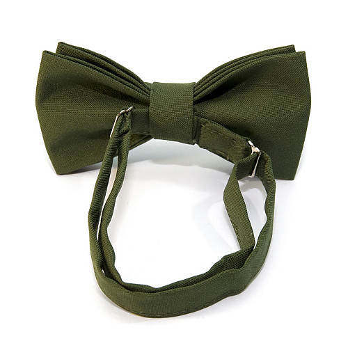 Краватка-метелик Gofin хакі двошаровий матовий AB-7269