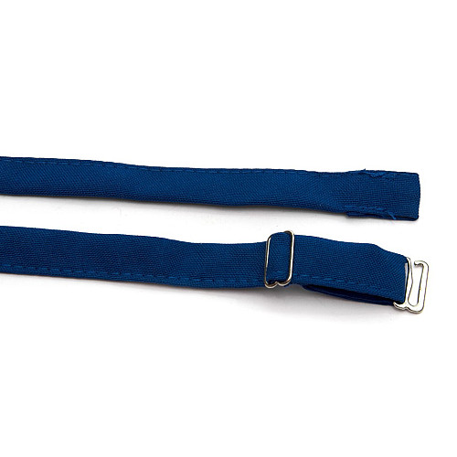 Синяя двухшаровая галстук-бабочка с пайетками Gofin AB-7272