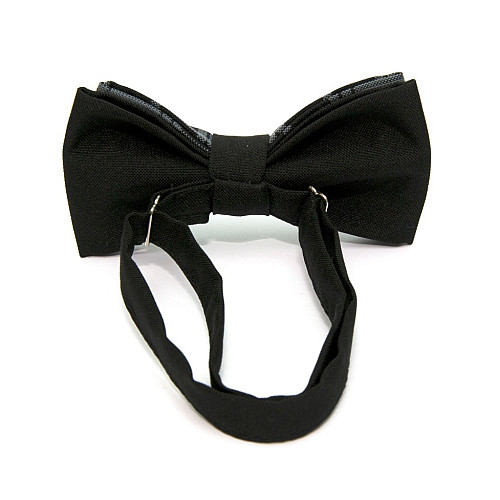 Сіро-чорний краватка-метелик Gofin в клітку AB-7275