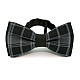 Сіро-чорний краватка-метелик Gofin в клітку AB-7275