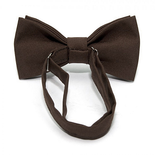 Галстук-бабочка Gofin темно-коричневая двухcлойная AB-7278