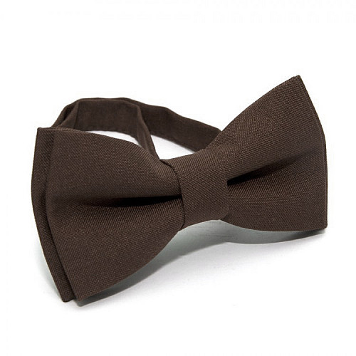 Галстук-бабочка Gofin темно-коричневая двухcлойная AB-7278
