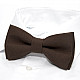 Галстук-бабочка Gofin темно-коричневая двухcлойная AB-7278