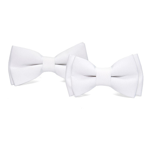 Набір 2 в 1 білий класичний метелик Gofin для батька та сина Gofin BNG-13000