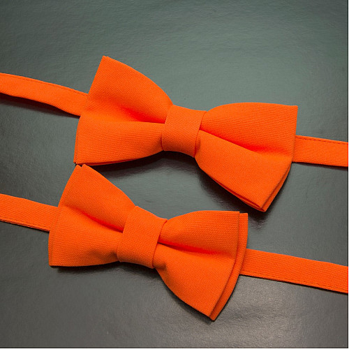 Набір 2 в 1 помаранчевий класичний метелик для батька та сина Gofin BNG-13001