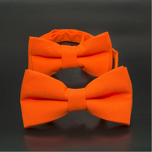 Набір 2 в 1 помаранчевий класичний метелик для батька та сина Gofin BNG-13001