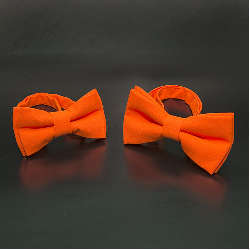 Набір 2 в 1 помаранчевий класичний метелик для батька та сина Gofin BNG-13001