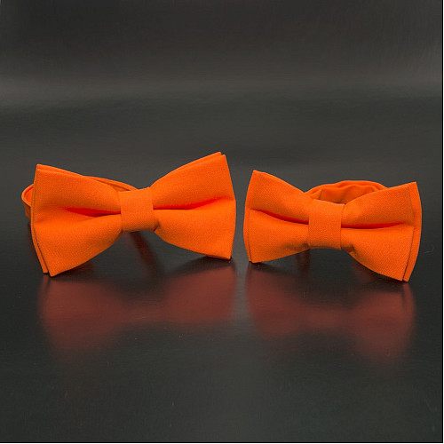 Набір 2 в 1 помаранчевий класичний метелик для батька та сина Gofin BNG-13001