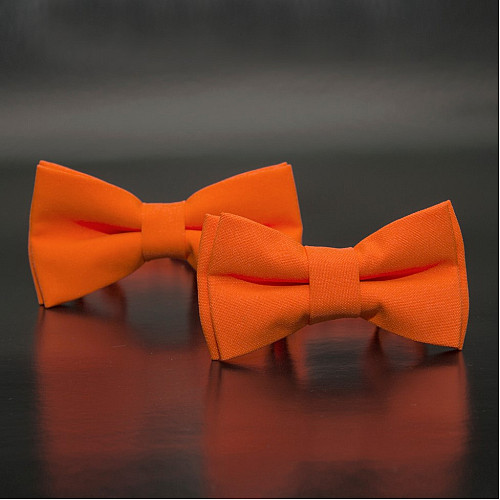 Набір 2 в 1 помаранчевий класичний метелик для батька та сина Gofin BNG-13001