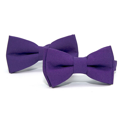 Набір 2 в 1 фіолетовий класичний метелик для батька та сина Gofin BNG-13003