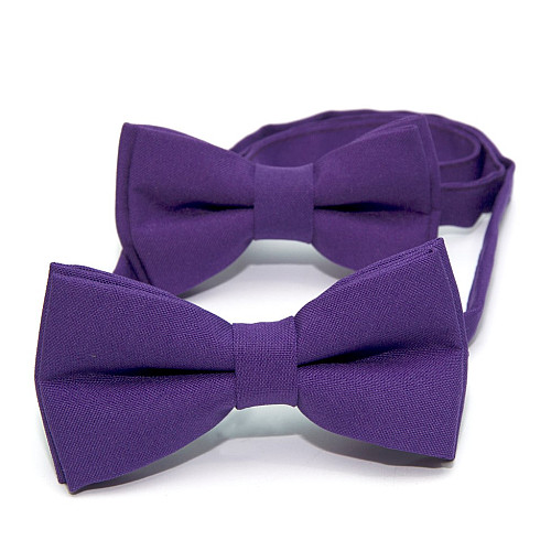 Набір 2 в 1 фіолетовий класичний метелик для батька та сина Gofin BNG-13003