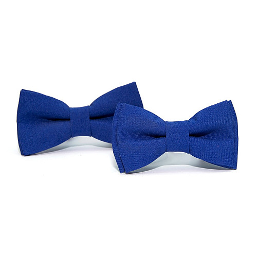 Набор 2 в 1 синяя-электрик классическая бабочка для отца и сына Gofin BNG-13005