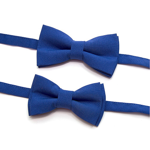 Набор 2 в 1 синяя-электрик классическая бабочка для отца и сына Gofin BNG-13005