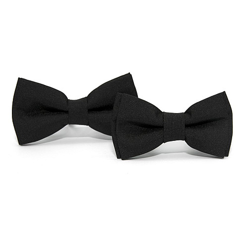 Набор 2 в 1 черная классическая бабочка для отца и сына Gofin BNG-13006