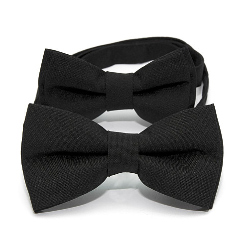 Набор 2 в 1 черная классическая бабочка для отца и сына Gofin BNG-13006