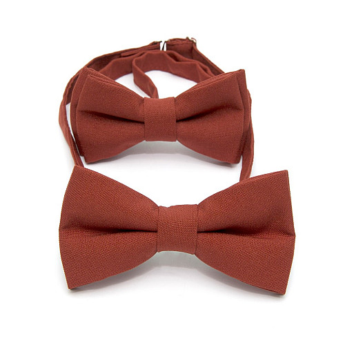 Набір 2 в 1 теракотовий класичний метелик для батька та сина Gofin BNG-13010