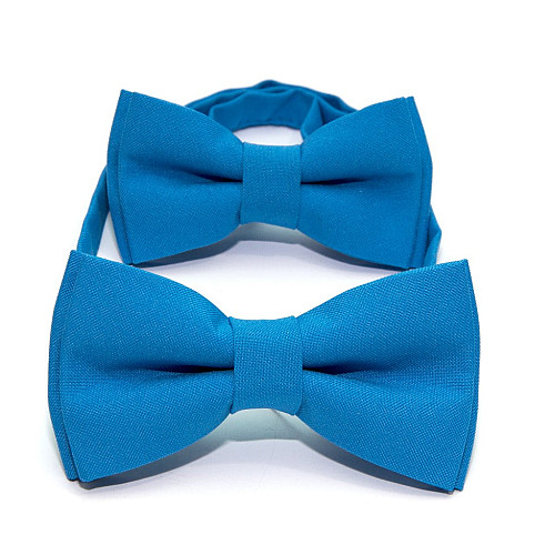 Набор 2 в 1 голубая классическая бабочка для отца и сына Gofin BNG-13011