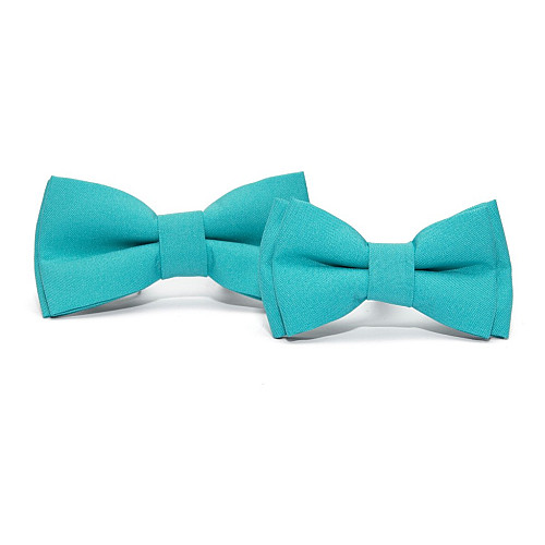 Набор 2 в 1 бирюзовая классическая бабочка для отца и сына Gofin BNG-13012