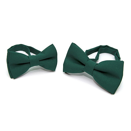 Набір 2 в 1 зелений-смарагдовий класичний метелик для батька та сина Gofin BNG-13016