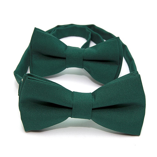 Набір 2 в 1 зелений-смарагдовий класичний метелик для батька та сина Gofin BNG-13016