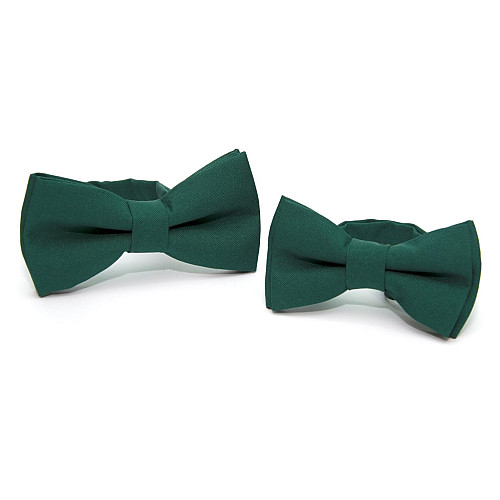 Набір 2 в 1 зелений-смарагдовий класичний метелик для батька та сина Gofin BNG-13016