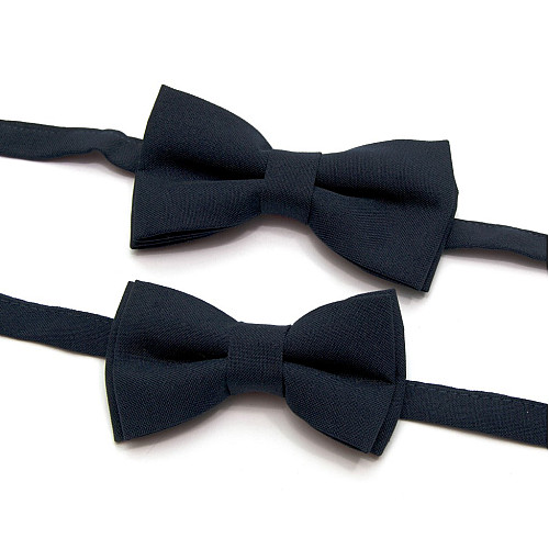 Набор 2 в 1 темно-синяя классическая бабочка для отца и сына Gofin BNG-13018