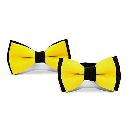 Набір 2 в 1 чорно-жовтий класичний метелик для батька та сина Gofin BNG-13024