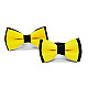 Набір 2 в 1 чорно-жовтий класичний метелик для батька та сина Gofin BNG-13024