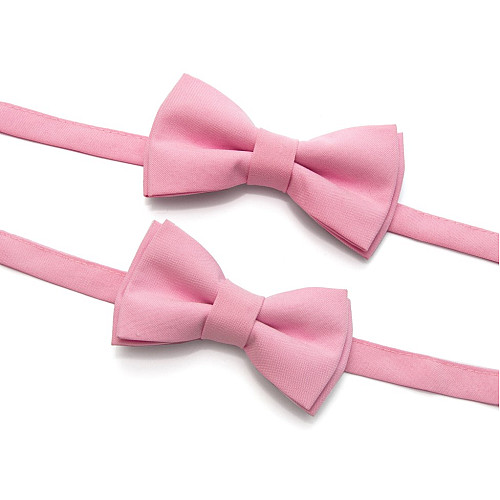 Набір 2 в 1 рожевий класичний метелик для батька та сина Gofin BNG-13038