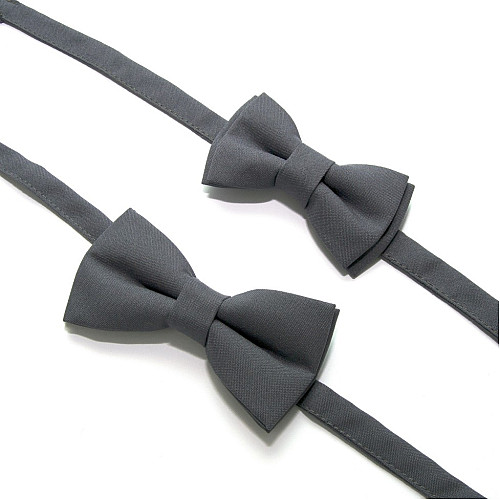 Набір Gofin 2 в 1 темно-сірий метелик для батька та сина BNG-13040