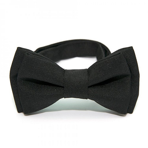 Детская галстук бабочка Gofin черная матовая DGB-2600