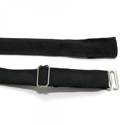 Детская галстук бабочка Gofin черная матовая DGB-2600