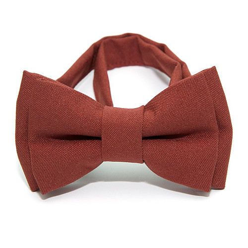 Детская галстук бабочка Gofin теракотовая DGB-2602