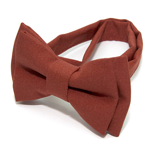 Детская галстук бабочка Gofin теракотовая DGB-2602