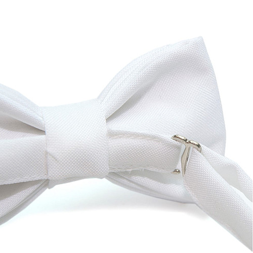 Детская галстук бабочка Gofin белая DGB-2603