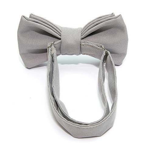 Детская галстук бабочка Gofin серая DGB-2604