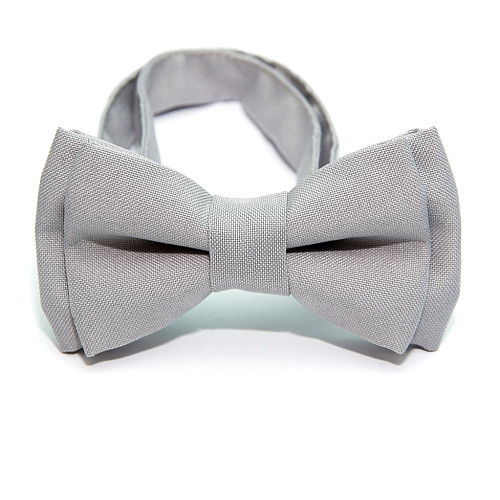 Детская галстук бабочка Gofin серая DGB-2604