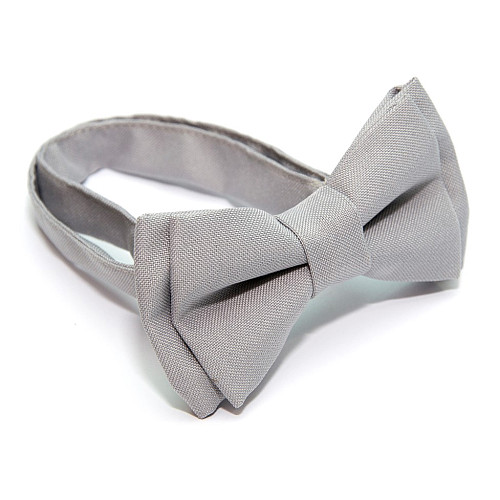 Детская галстук бабочка Gofin серая DGB-2604