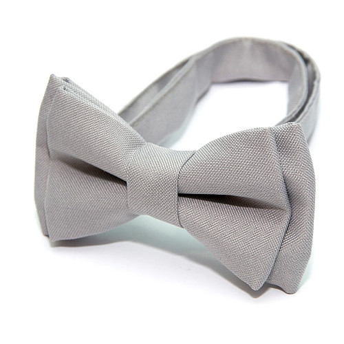 Детская галстук бабочка Gofin серая DGB-2604