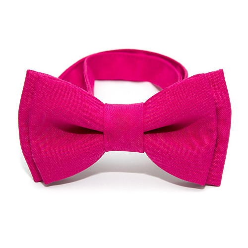 Детская галстук бабочка Gofin цвета фуксия DGB-2607