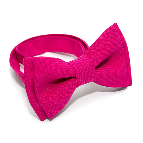 Детская галстук бабочка Gofin цвета фуксия DGB-2607