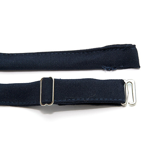 Детская галстук бабочка Gofin темно синяя матовая DGB-2608